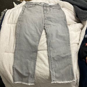 Loft The Straight Crop high rise regular